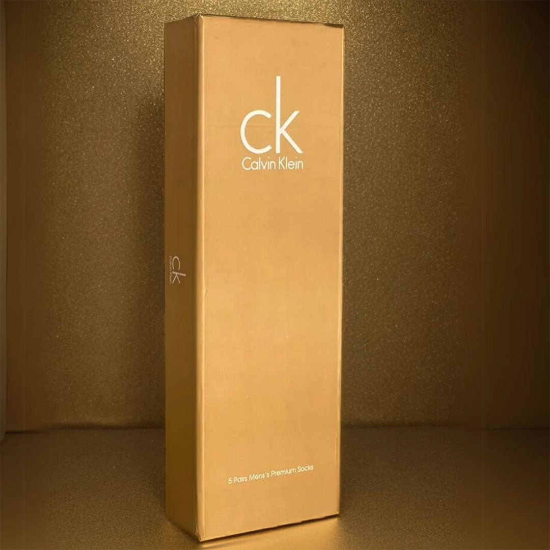 TMS Branded C-K Formal Full Socks (pack of 5)