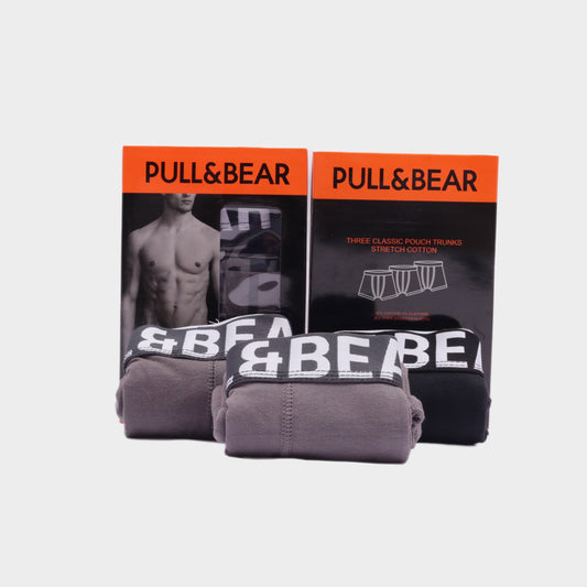 TMS Branded Boxer P-U-L-L & B-E-A-R (Pack Of 3)