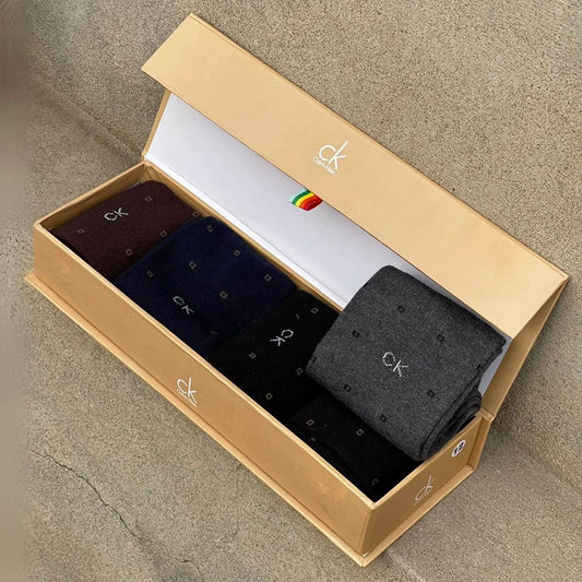 TMS Branded C-K Formal Full Socks (pack of 5)