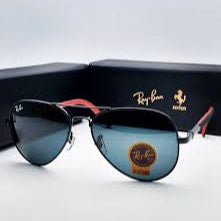 R-B Scudria Ferrari Men Aviator Sunglasses