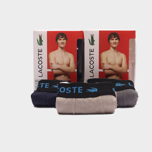 TMS Branded Boxer L-A-C-O-S-T-E (Pack Of 3)