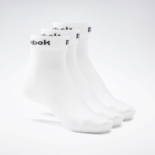 R-e-e-b-o-k Ankle Socks White(Pack Of 3)