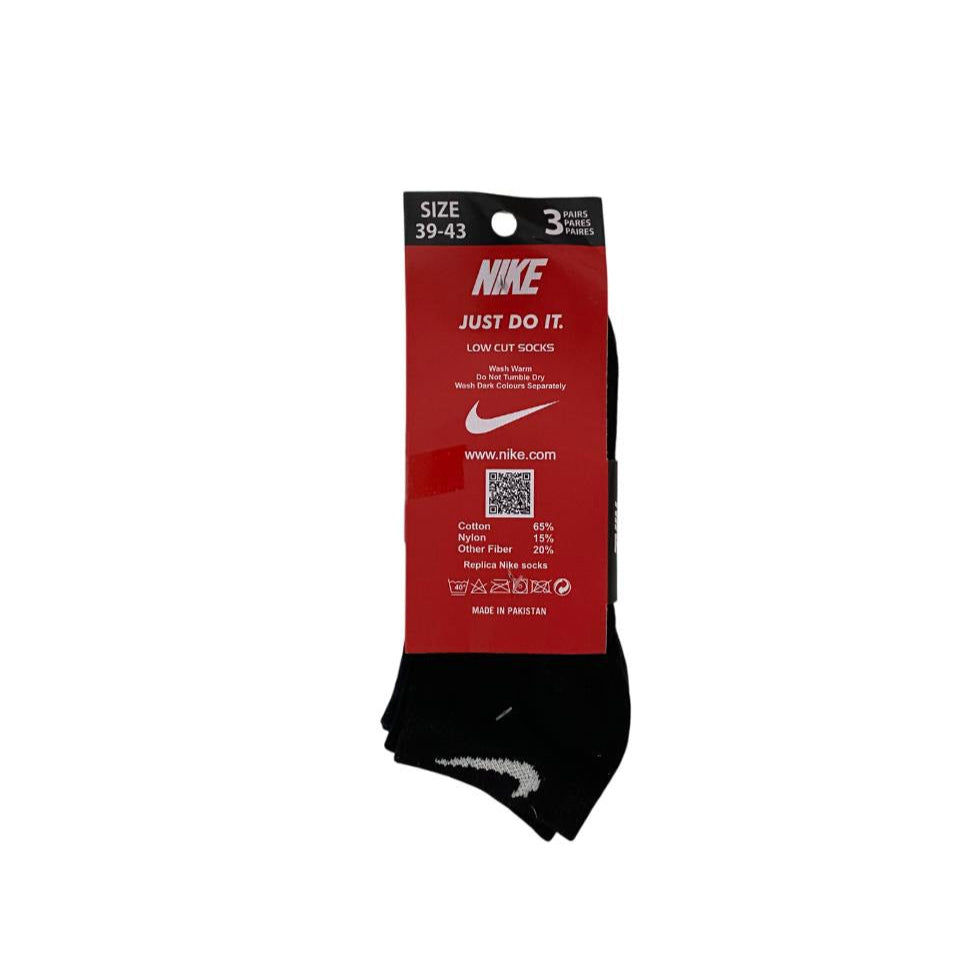 TMS Branded N-i-k-e Ankle Socks 13 (Pack Of 3)