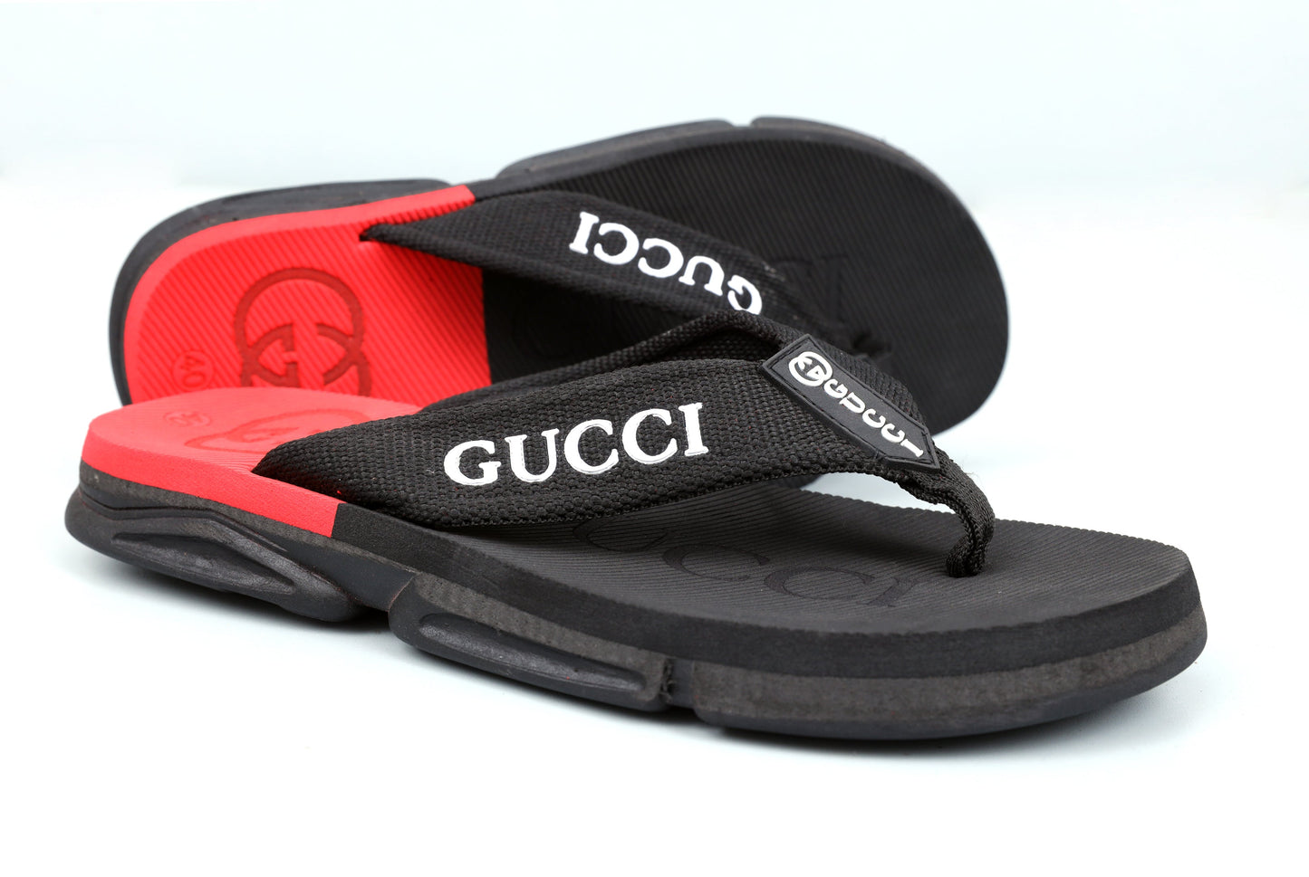 G-U-C-C-I Extra Soft Black Slippers