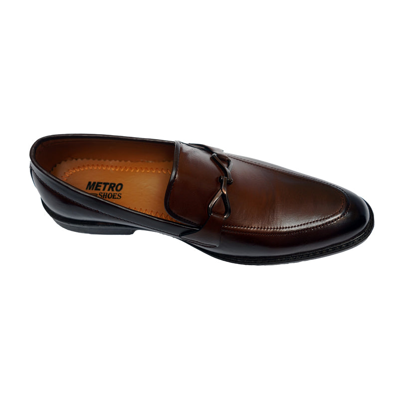 FORMAL SLIP-ONS BROWNISH