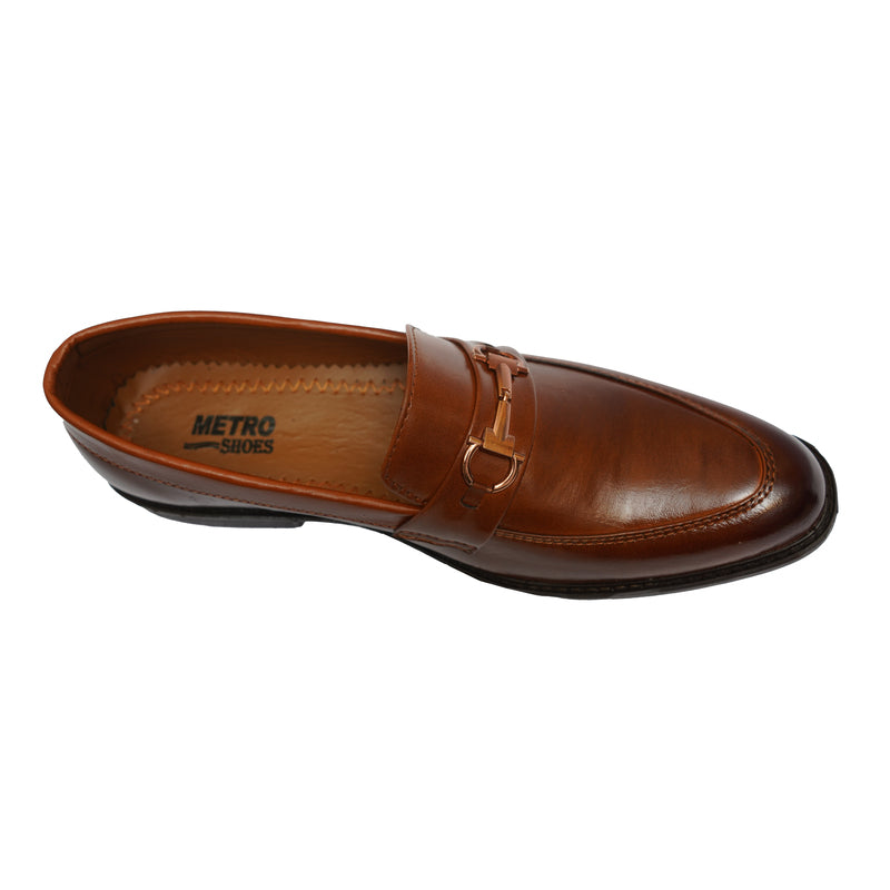 FORMAL SLIP-ONS DARK MUSTARD