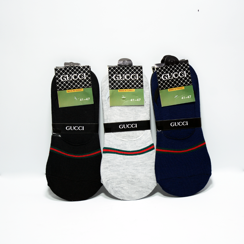 TMS Branded G u c c i Inside Socks 7 Pack Of 3 The Ministore