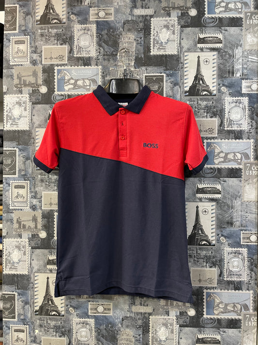 B-O-S-S IMPORTED COTTON POLO (R&B)