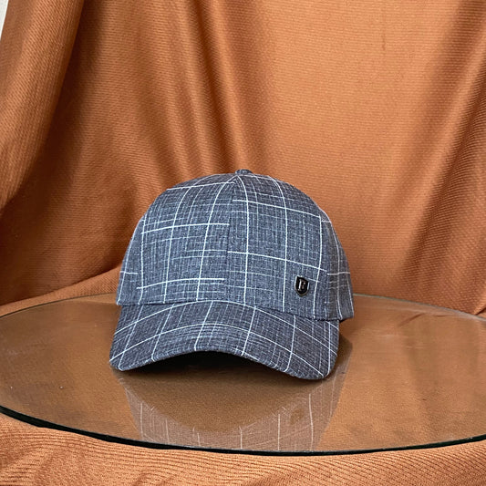 Checkerd Grey Cap