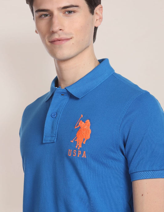 POLO SHIRT (S BLUE)