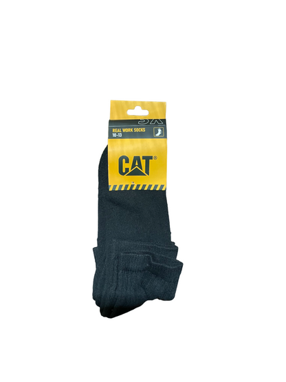 TMS BRANDED C-A-T Black Towel High Ankle Socks (WINTER) PACK OF 3