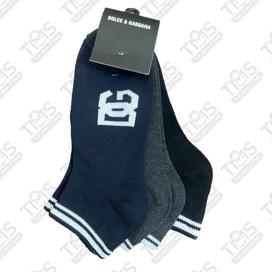 D&G Ankle Socks Leftover Original (Pack Of 3)