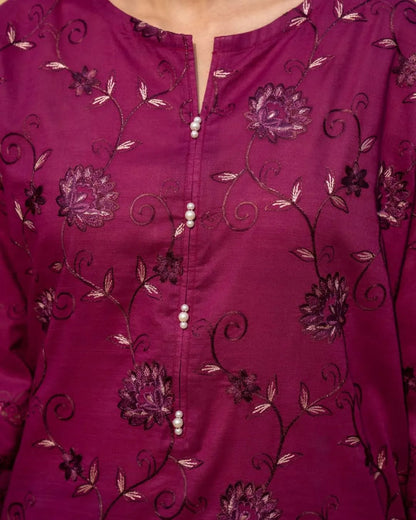 Plum Farshi – Regal Elegance Redefined