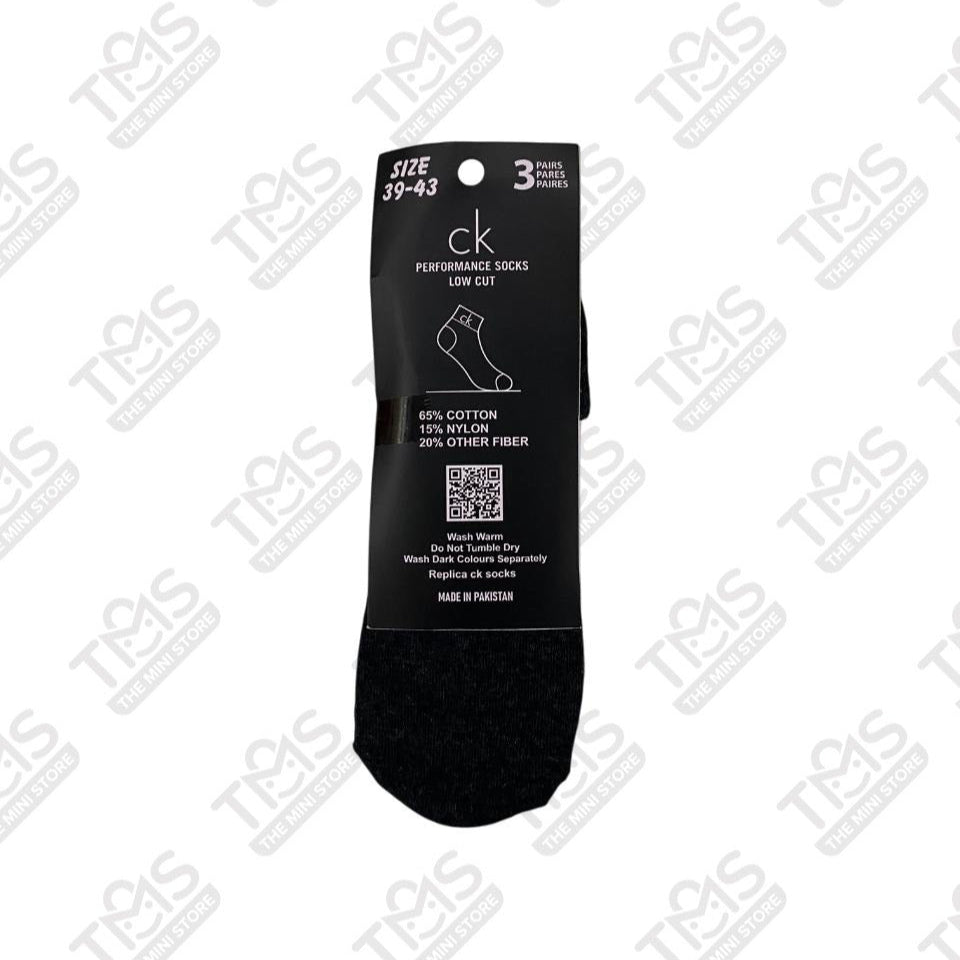 TMS Branded C-K Inside Socks 8 (Pack Of 3)