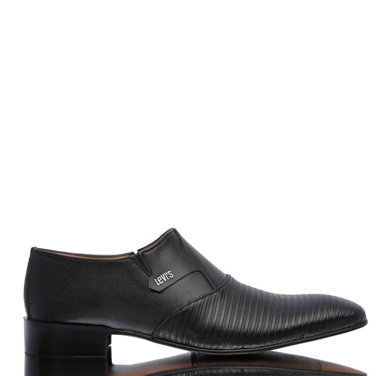 FORMAL SLIP-ONS BLACK