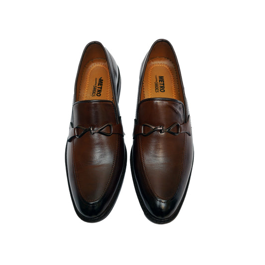 FORMAL SLIP-ONS BROWNISH