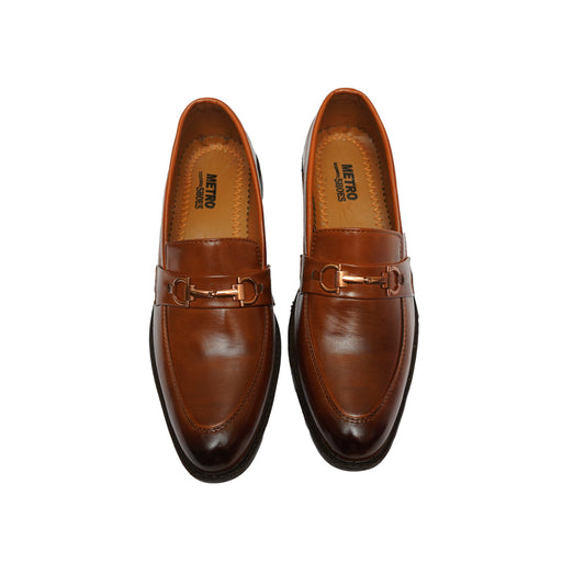 FORMAL SLIP-ONS DARK MUSTARD