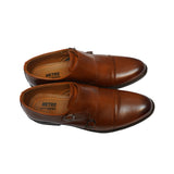 DOUBLE MONK STRAP MUSTARD SHOES
