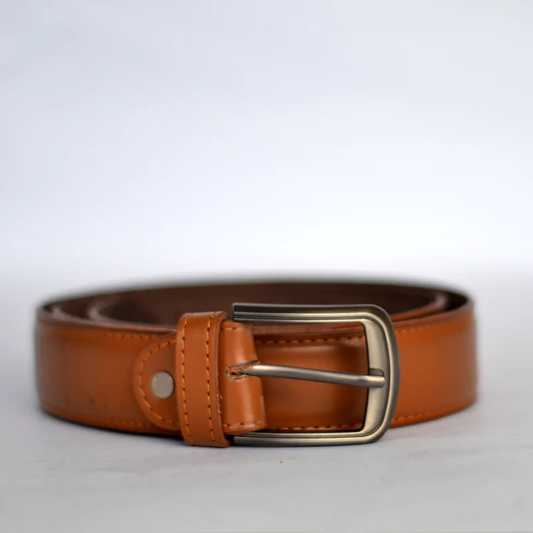 Cinnamon Brown Leather Belt