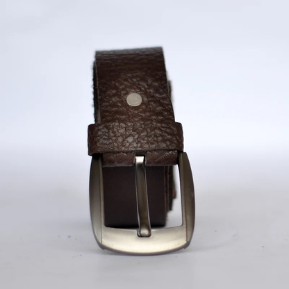 Dark Brown Leather Belt