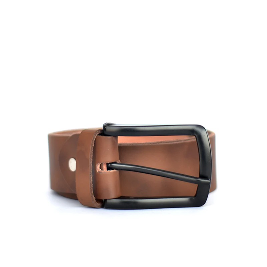 Chocolate Brown Leather Belt