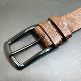 Chocolate Brown Leather Belt