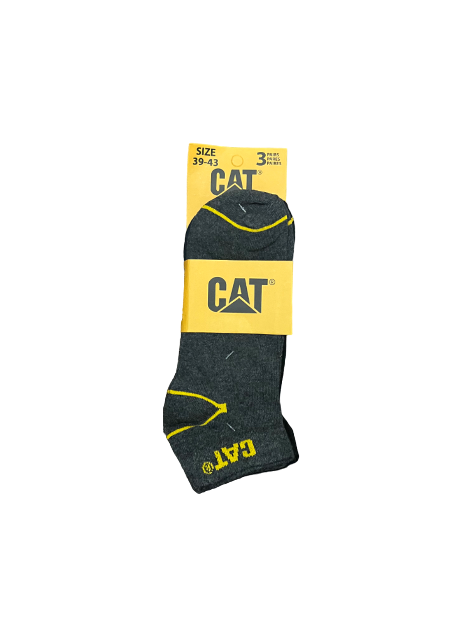 TMS Branded C-A-T  Ankle Socks (Pack Of 3)