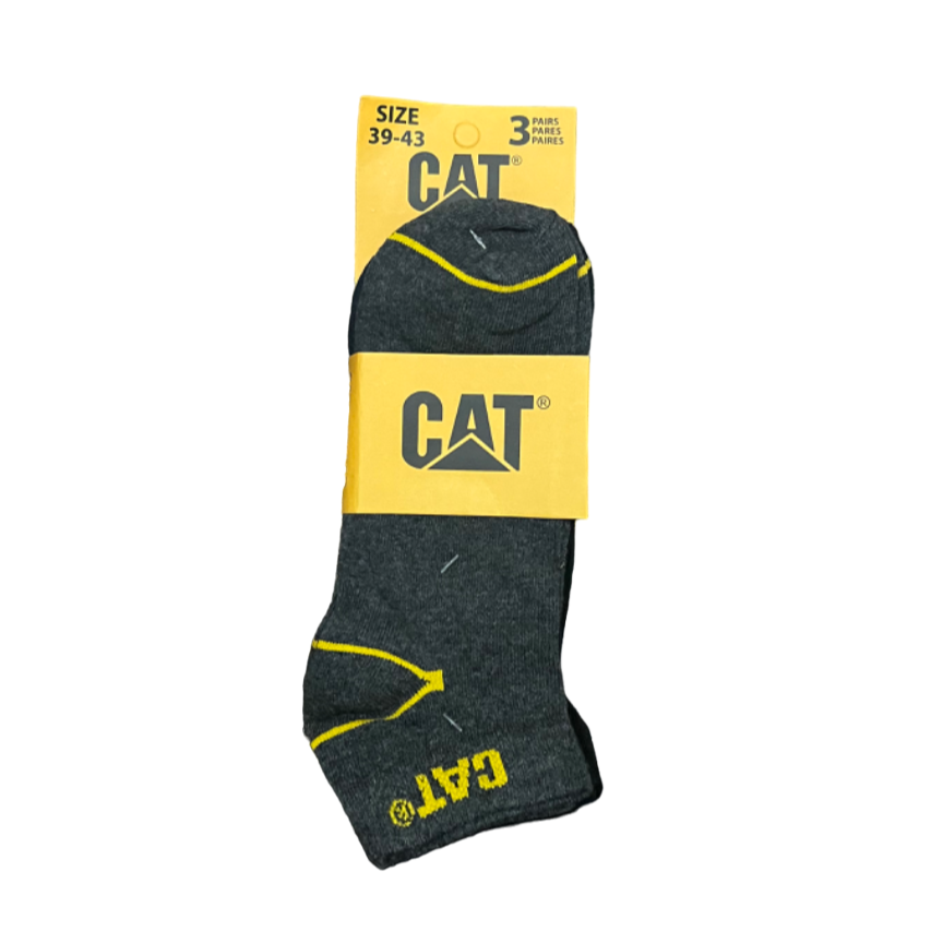 TMS Branded C-A-T  Ankle Socks (Pack Of 3)