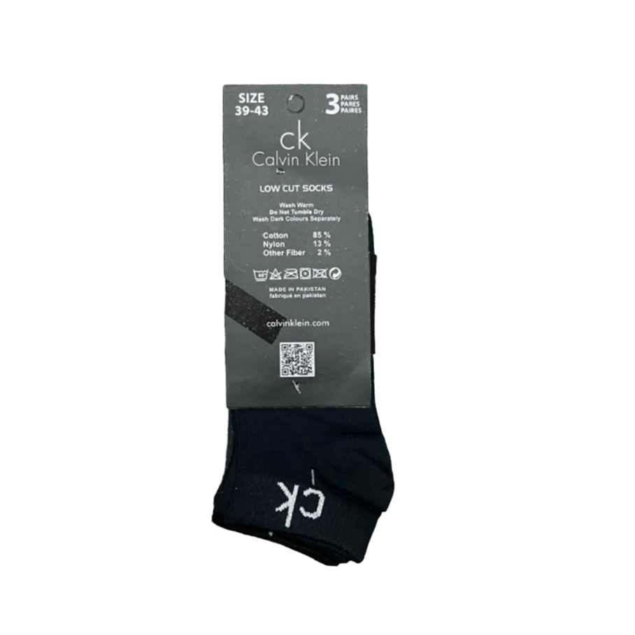 TMS Branded C-K Ankle Socks 25 (Pack Of 3)