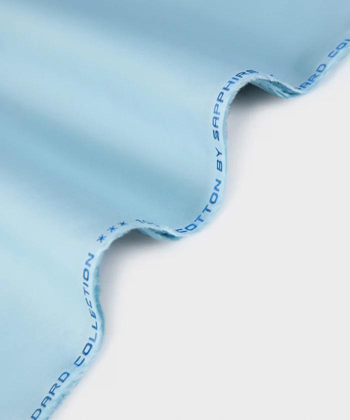 TMS - UNSTITCHED COTTON - ICE BLUE