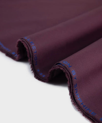 TMS - UNSTITCHED COTTON - MAROON