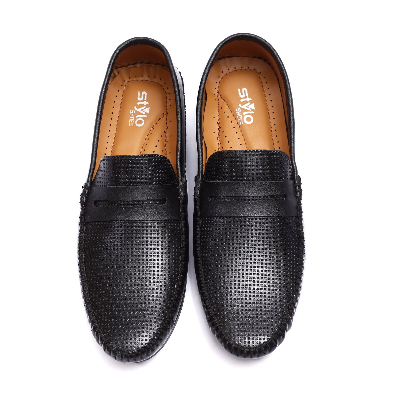 MILLED BLACK LOAFERS