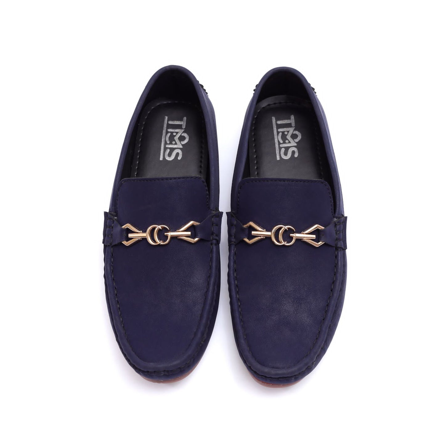 BLUE VELVET LOAFERS