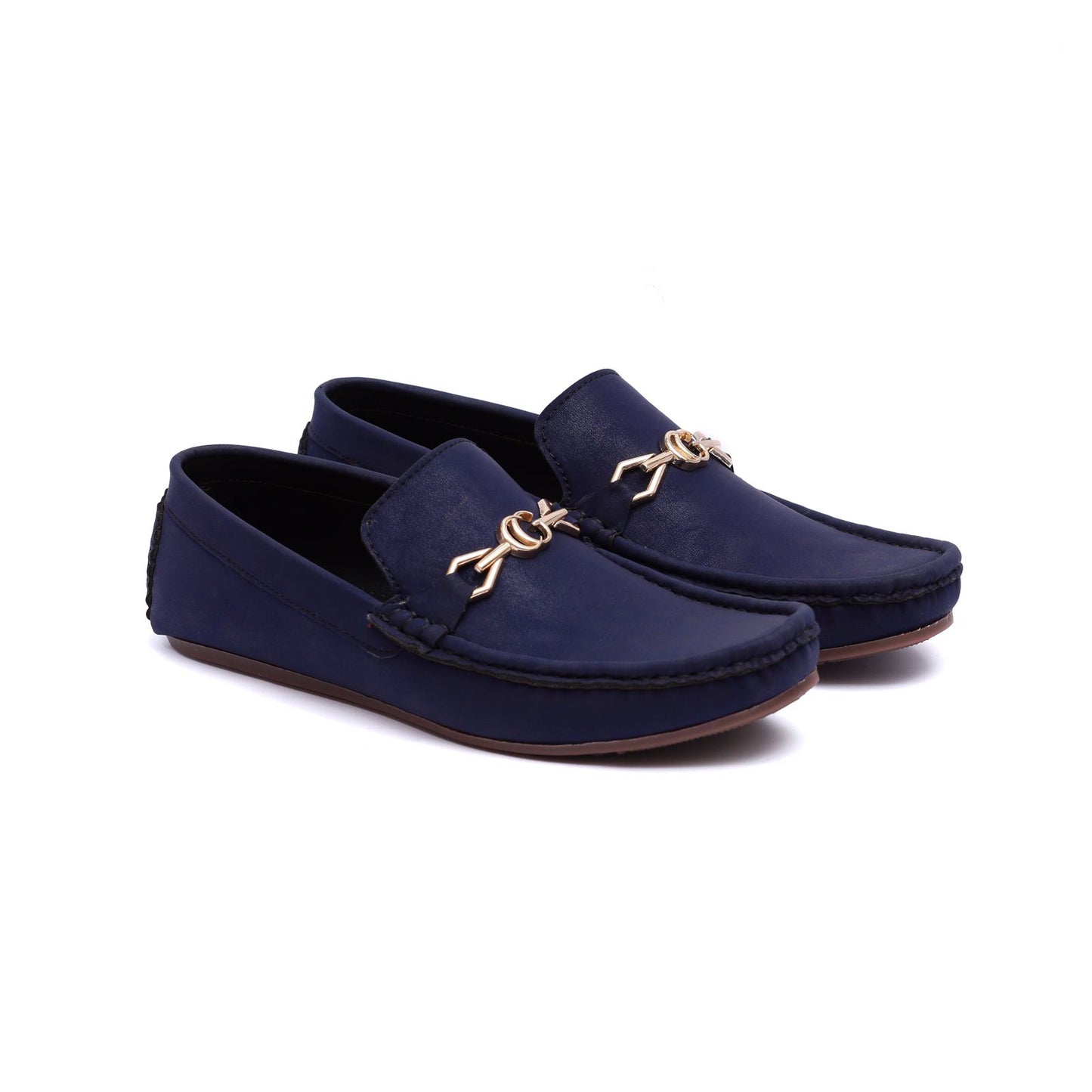 BLUE VELVET LOAFERS