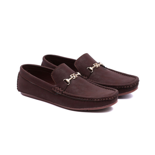 VELVET BROWN LOAFERS